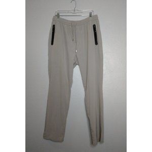 Outdoor Sports Mens XL x 32 Gray Athletic Straight Leg Pants Drawstring Pockets